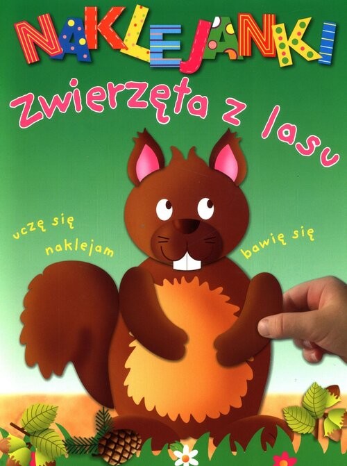 okładka Naklejanki  Zwierzęta z lasu książka