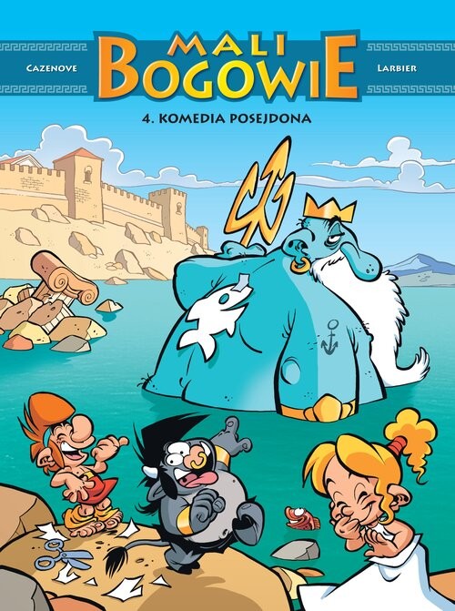 okładka Mali Bogowie. Tom 4. Komedia Posejdona książka