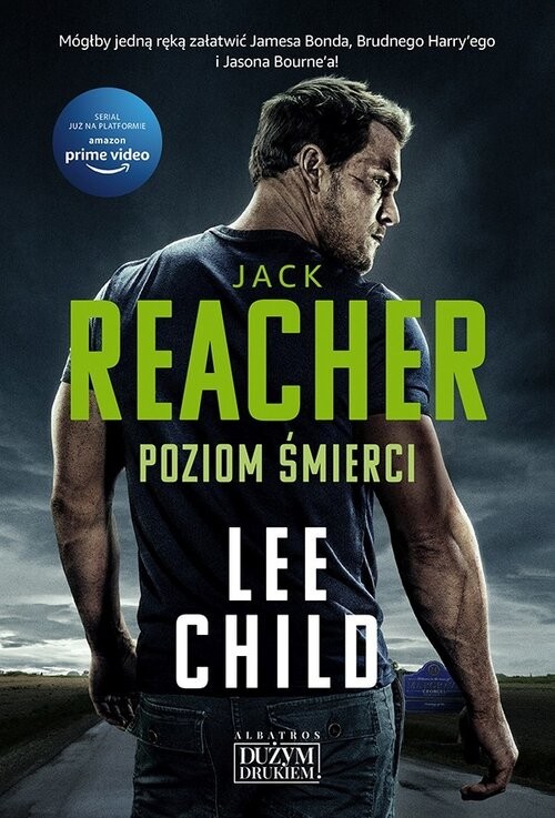okładka Poziom śmierci Wielkie Litery książka | Lee Child