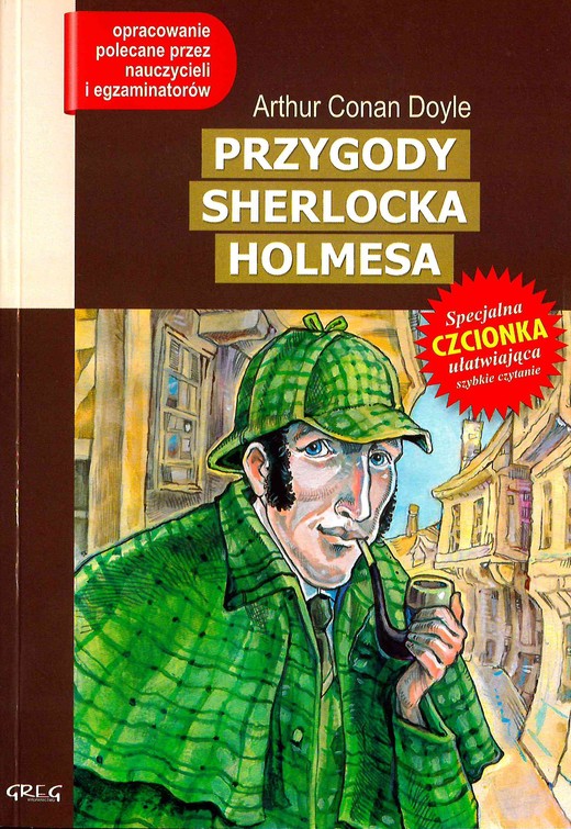 okładka Przygody Sherlocka Holmesa Lektura z opracowaniem książka | Arthur Conan Doyle