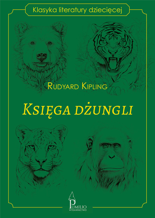 okładka Księga dżungli. Klasyka literatury dziecięcej ebook | epub, mobi | Rudyard Kipling