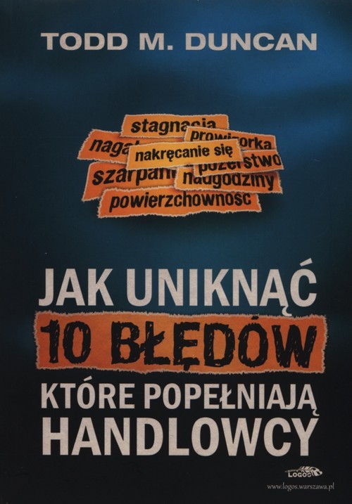 okładka Jak uniknąć 10 błędów, które popełniają handlowcy książka | Todd Duncan