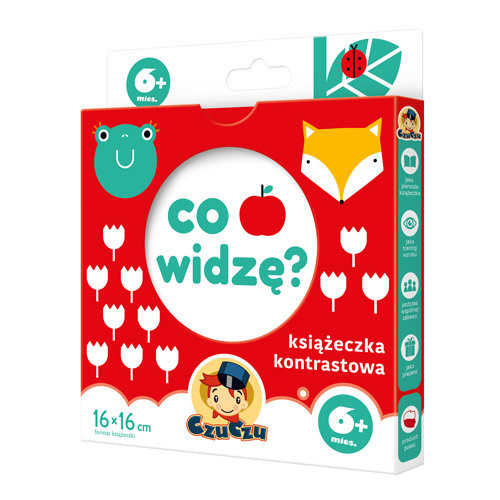 okładka Co widzę Książeczka kontrastowa 6 mies+ książka | Opracowanie zbiorowe