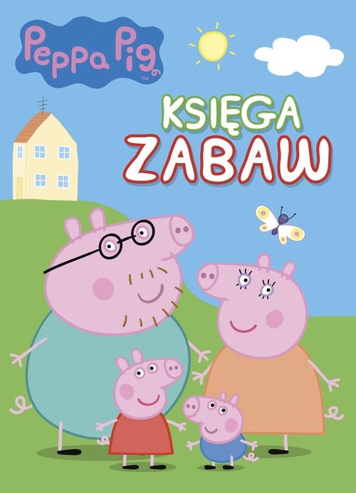 okładka Świnka Peppa Księga zabaw Tom 1 książka | Opracowanie zbiorowe