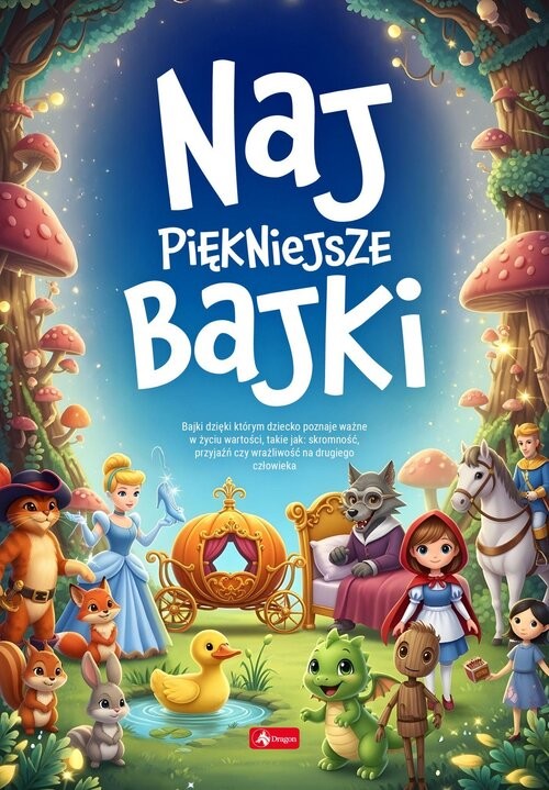 okładka Duże litery Najpiękniejsze Bajki książka | null null