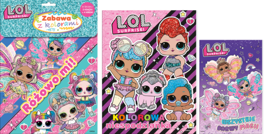 okładka Różowo mi!. L.O.L. Surprise!. Zabawa z kolorami książka | Opracowanie zbiorowe