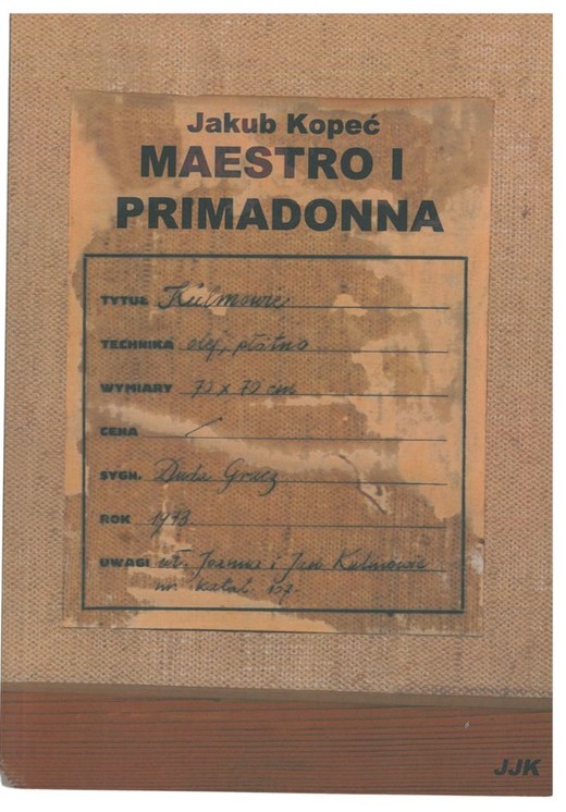 okładka Maestro i primadonna książka | Kopeć Jakub