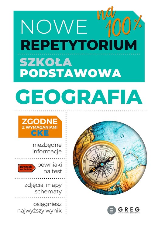 okładka Geografia. Nowe Repetytorium. Szkoła podstawowa wyd. 2026 książka