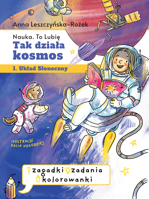 okładka Tak działa kosmos. Zeszyt zabaw książka