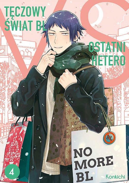 okładka Tęczowy świat BL VS ostatni hetero. Tom 4 książka | Konkichi
