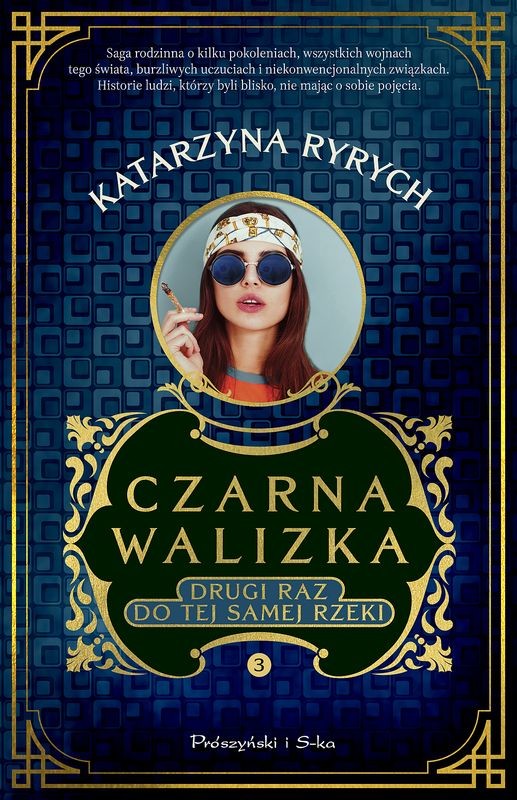 okładka Czarna walizka. Drugi raz do tej samej rzeki (Duże Litery) książka | Katarzyna Ryrych