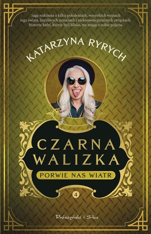 okładka Czarna walizka. Porwie nas wiatr (Duże Litery) książka | Katarzyna Ryrych