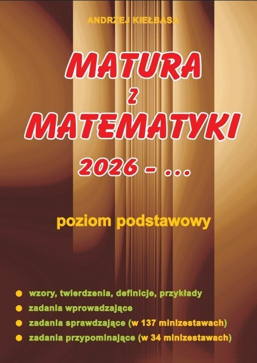okładka Matura z matematyki 2026 poziom podstawowy książka | Andrzej Kiełbasa