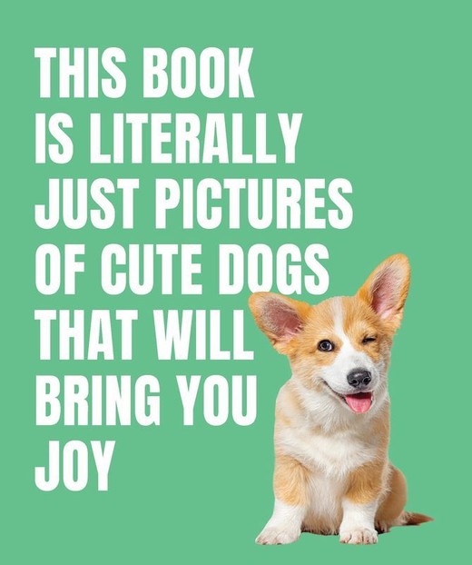 okładka This Book is Literally Just Cute Dogs That Will Bring You Joy książka
