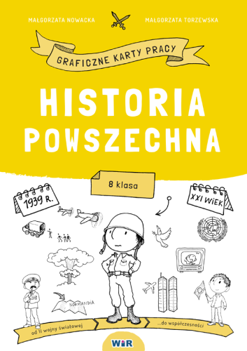 okładka Historia powszechna graficzne karty pracy dla klasy 8 książka