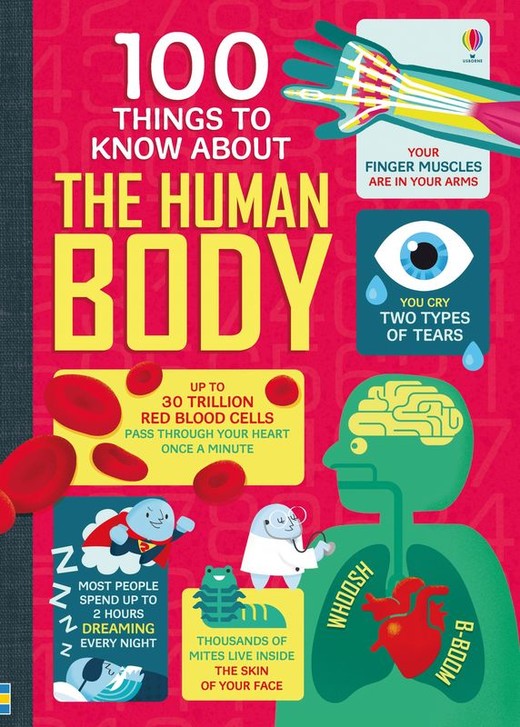 okładka 100 Things to Know About the Human Body wer. angielska książka | Opracowanie zbiorowe