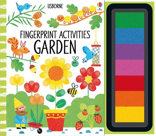 okładka Fingerprint Activities Garden wer. angielska książka | Candice Whatmore, Watt Fiona
