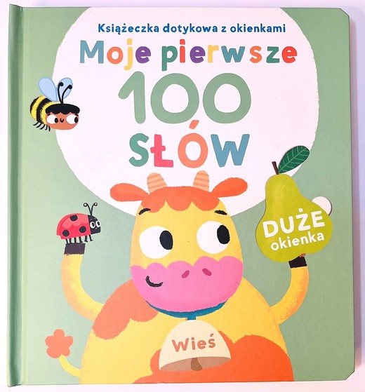 okładka Wieś. Książeczka dotykowa z okienkami - moje pierwsze 100 słów książka | Opracowanie zbiorowe