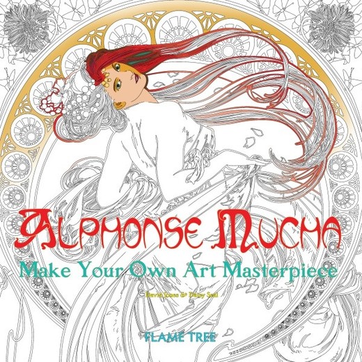okładka Kolorowanka Alphonse Mucha (Art Colouring Book) książka