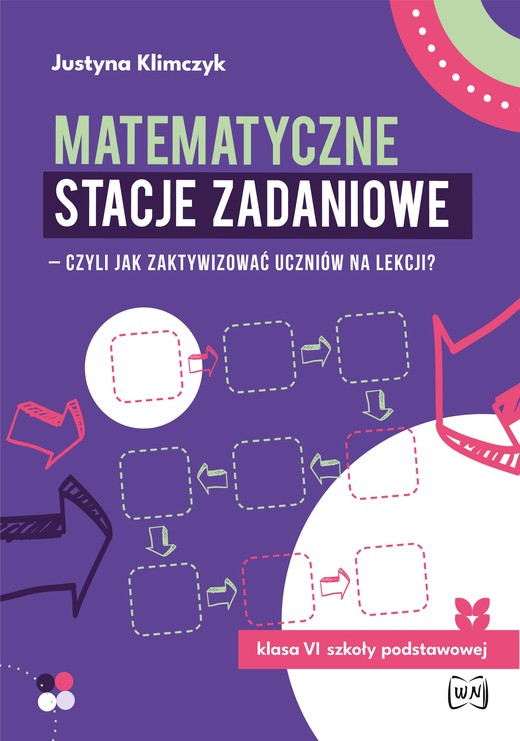 okładka Matematyczne stacje zadaniowe klasa VI Czyli jak zaktywizować uczniów na lekcji? książka | Justyna Klimczyk