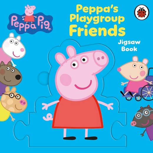okładka Peppa Pig: Peppa's Playgroup Friends Jigsaw Book książka