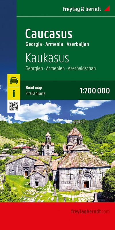 okładka Mapa Kaukaz Gruzja Armenia Azerbejdżan 1:700 000 książka | Opracowanie zbiorowe