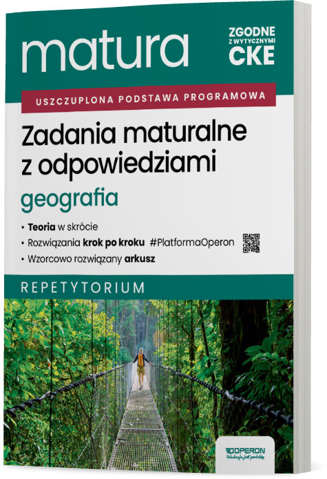 okładka Matura 2026 Geografia Zadania maturalne z odpowiedziami Repetytorium książka | Agnieszka Maląg