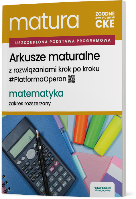 okładka Matura 2026 Matematyka Arkusze maturalne Zakres rozszerzony książka | Adam Konstantynowicz