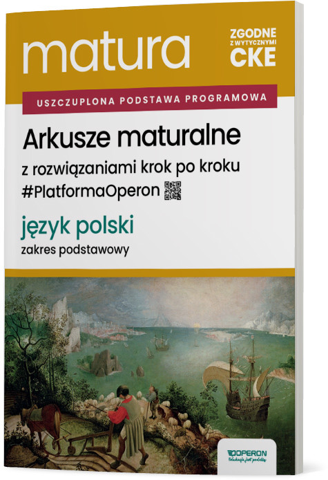 okładka Matura 2026 Język polski Arkusze maturalme Zakres podstawowy książka | Aleksandra Marzec