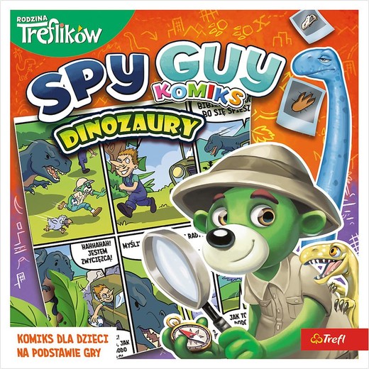 okładka Komiks Spy Guy. Dinozaury książka