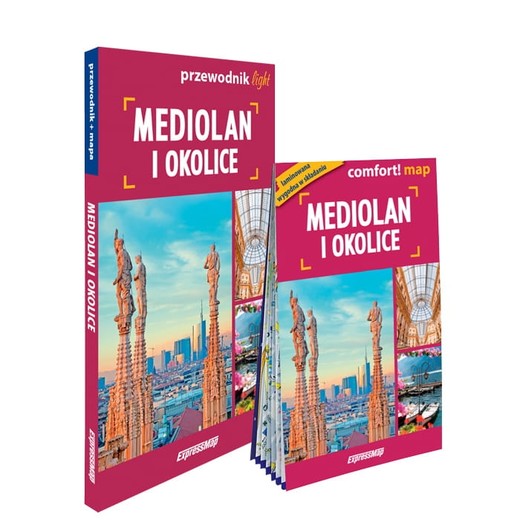 okładka Mediolan i okolice light przewodnik + mapa książka | Opracowanie zbiorowe