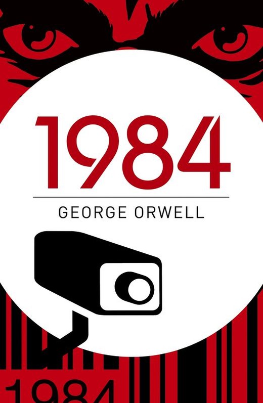 okładka 1984 (Nineteen Eighty-Four) wer. angielska książka | George Orwell