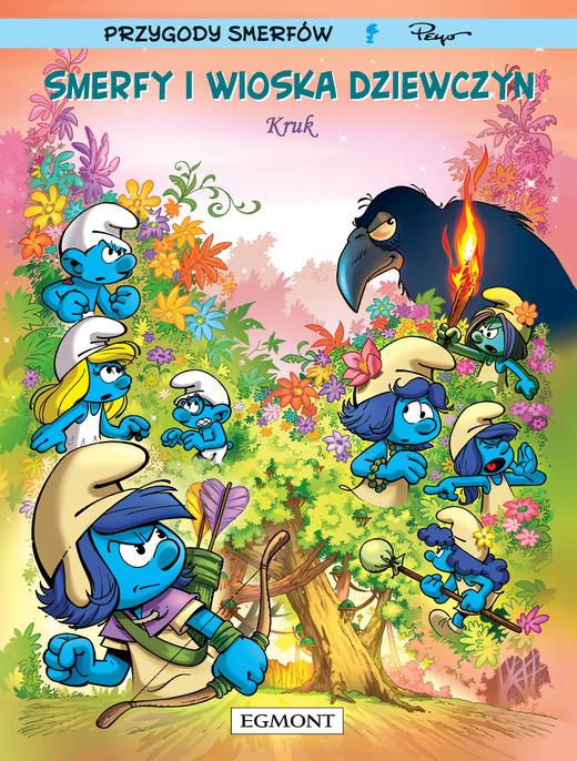 okładka Kruk. Smerfy i wioska dziewczyn. Tom 3 książka | Pierre Culliford