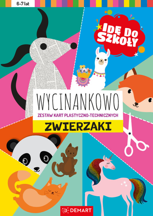 okładka Idę do szkoły. Wycinankowo. Zwierzaki książka | Anna Borchard