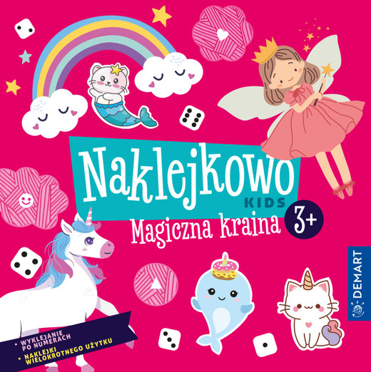 okładka Naklejkowo Kids. Magiczna kraina 3+ książka | Anna Borchard
