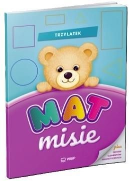 okładka MATmisie Trzylatek książka | Monika Kubik