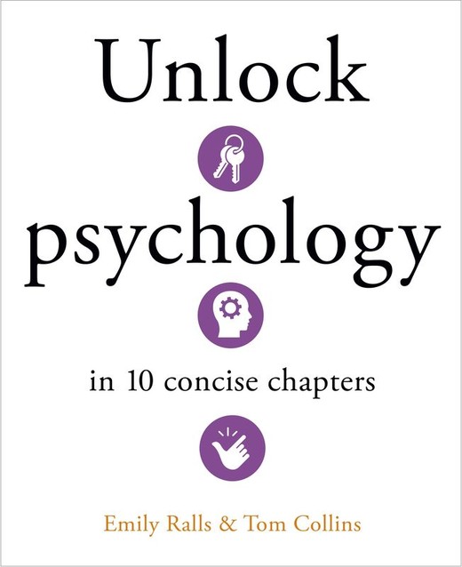 okładka Unlock Psychology in 10 Concise Chapters wer. angielska książka