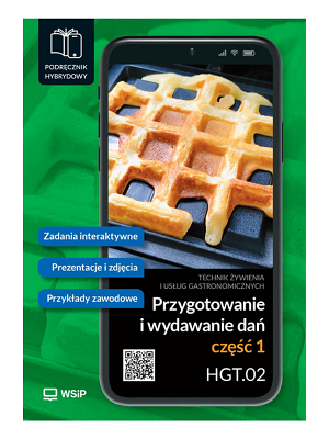 okładka Przygotowanie i wydawanie dań Kwalifikacja HGT.02. Podręcznik do zawodu kucharz, technik żywienia i usług gastronomicznych SPP. część 1 książka | Marzanna Zienkiewicz