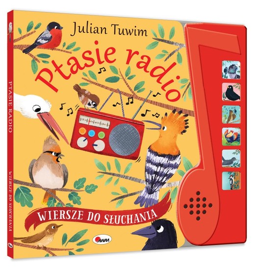 okładka Ptasie radio. Wiersze do słuchania książka