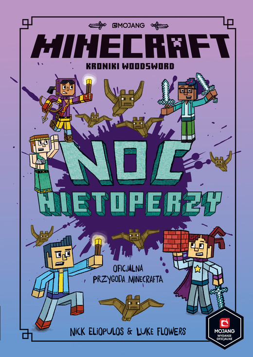 okładka Noc nietoperzy. Minecraft książka | Opracowanie zbiorowe