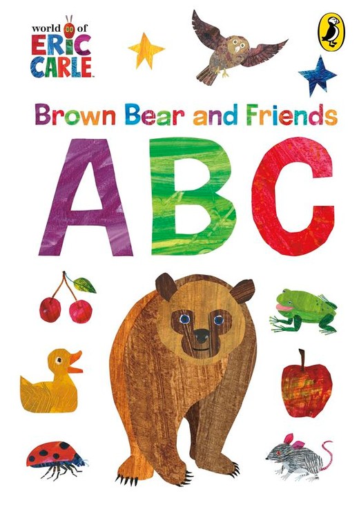 okładka Brown Bear and Friends ABC wer. angielska książka | Eric Carle