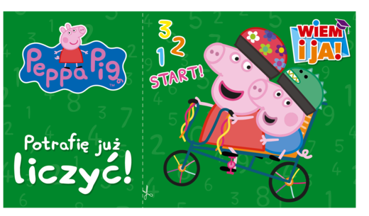 okładka Peppa Pig. Wiem i ja! Potrafię już liczyć Peppa Pig książka | Opracowanie zbiorowe