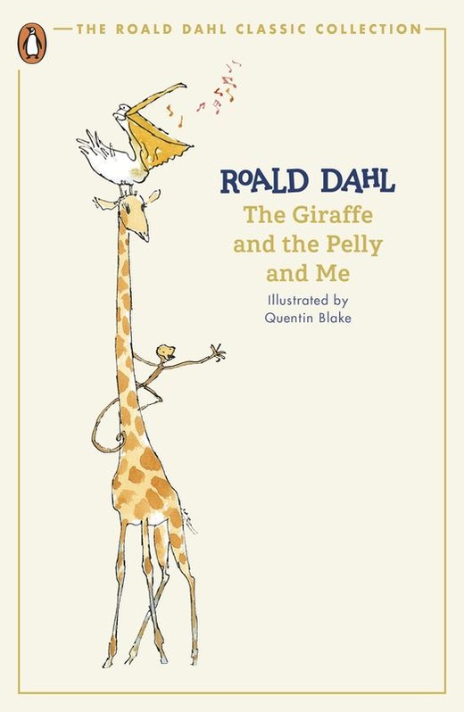 okładka The Giraffe and the Pelly and Me wer. angielska książka | Roald Dahl