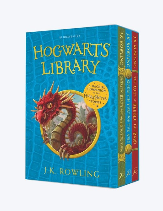okładka The Hogwarts Library Box Set wer. angielska książka