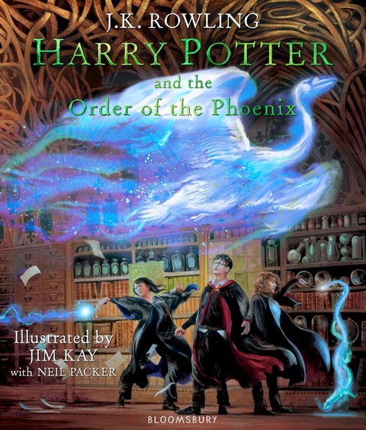 okładka Harry Potter and the Order of the Phoenix wer. angielska książka | Jim Kay