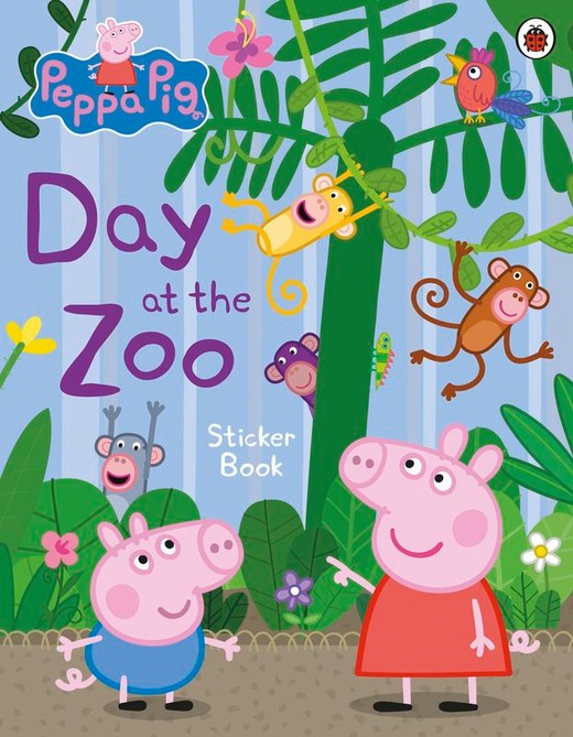 okładka Day at the Zoo Sticker Book. Peppa Pig wer. angielska książka | Opracowanie zbiorowe
