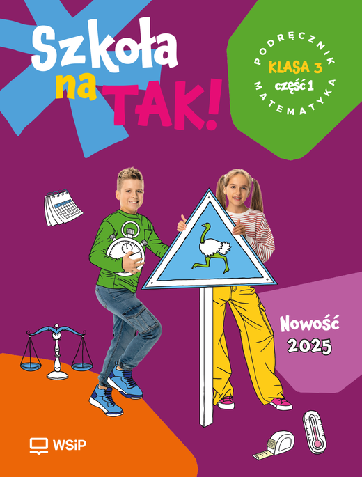okładka Szkoła na Tak Matematyka podręcznik dla klasa 3 część 1 szkoła podstawowa książka | Opracowanie zbiorowe