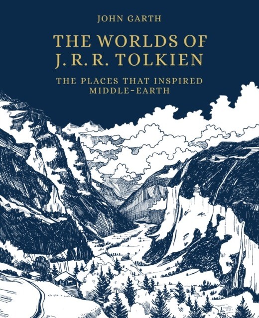 okładka The Worlds of J.R.R. Tolkien. The Places that Inspired Middle-earth wer. angielska książka | Garth John