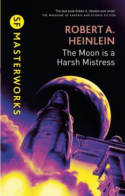 okładka The Moon is a Harsh Mistress wer. angielska książka | Robert A. Heinlein