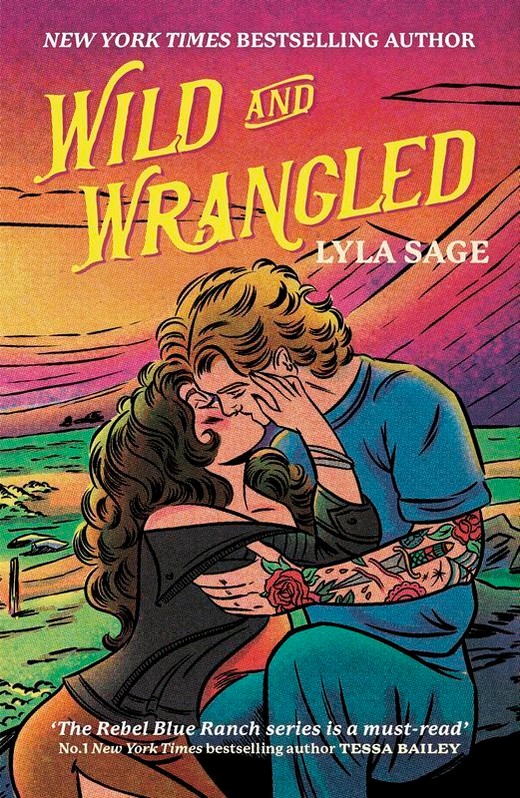 okładka Wild and Wrangled wer. angielska książka